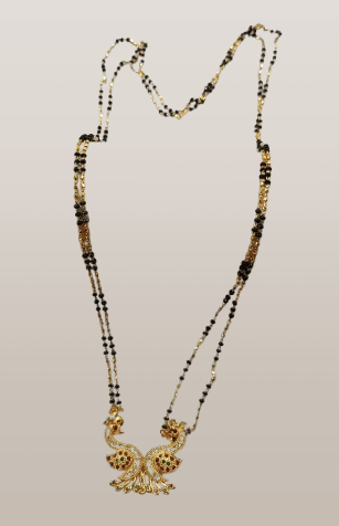  22K Gold Plated Traditional Indian Mangalsutra Necklace for Women