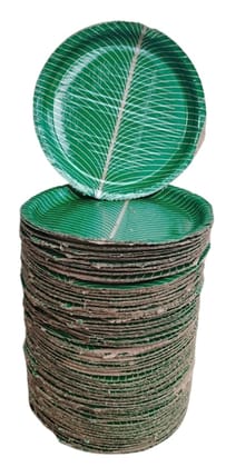  25 Piece Disposable Areca Leaf Plates | Eco-Friendly and Biodegradable Dinnerware | Perfect for Parties, Weddings, and Events