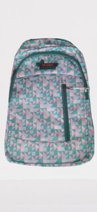 PRUDHVI BAGS -Geometric Print Lightweight Water-Resistant Travel Backpack PRUDHVI BAGS -Geometric Print Lightweight Water-Resistant Travel Backpack