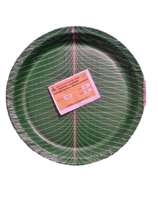 MAHALAXMI PAPER PLATES - Leaf Plates Pack of 100 MAHALAXMI PAPER PLATES - Leaf Plates Pack of 100