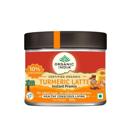 ORGANIC INDIA Turmeric Latte 100 gm (Instant Premix) ORGANIC INDIA Turmeric Latte 100 gm (Instant Premix)