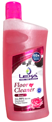 Lexa Floor Cleaner Rose - 10x Cleaning and Germ Kill 99% - Disinfectant, Surface Cleaner 500ml Lexa Floor Cleaner Rose - 10x Cleaning and Germ Kill 99% - Disinfectant, Surface Cleaner 500ml