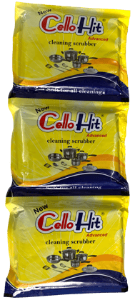 Cello Hit Advanced Cleaning Scrubber (Pack of 3) Cello Hit Advanced Cleaning Scrubber (Pack of 3)