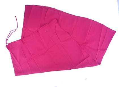 Women's Cotton Saree Petticoat | Pink