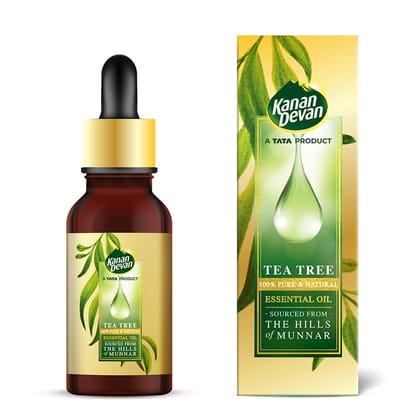 Kanan Devan Essential Oil, A TATA Product, Tea Tree, Pure & Natural, 30ml Kanan Devan Essential Oil, A TATA Product, Tea Tree, Pure & Natural, 30ml