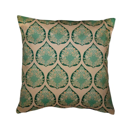 Pan Magic Minimalist Print Velvet Cream Cushion Cover 16" x 16" Pan Magic Minimalist Print Velvet Cream Cushion Cover 16" x 16"