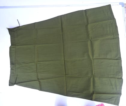 Women's Cotton Saree Petticoat | Olive Green