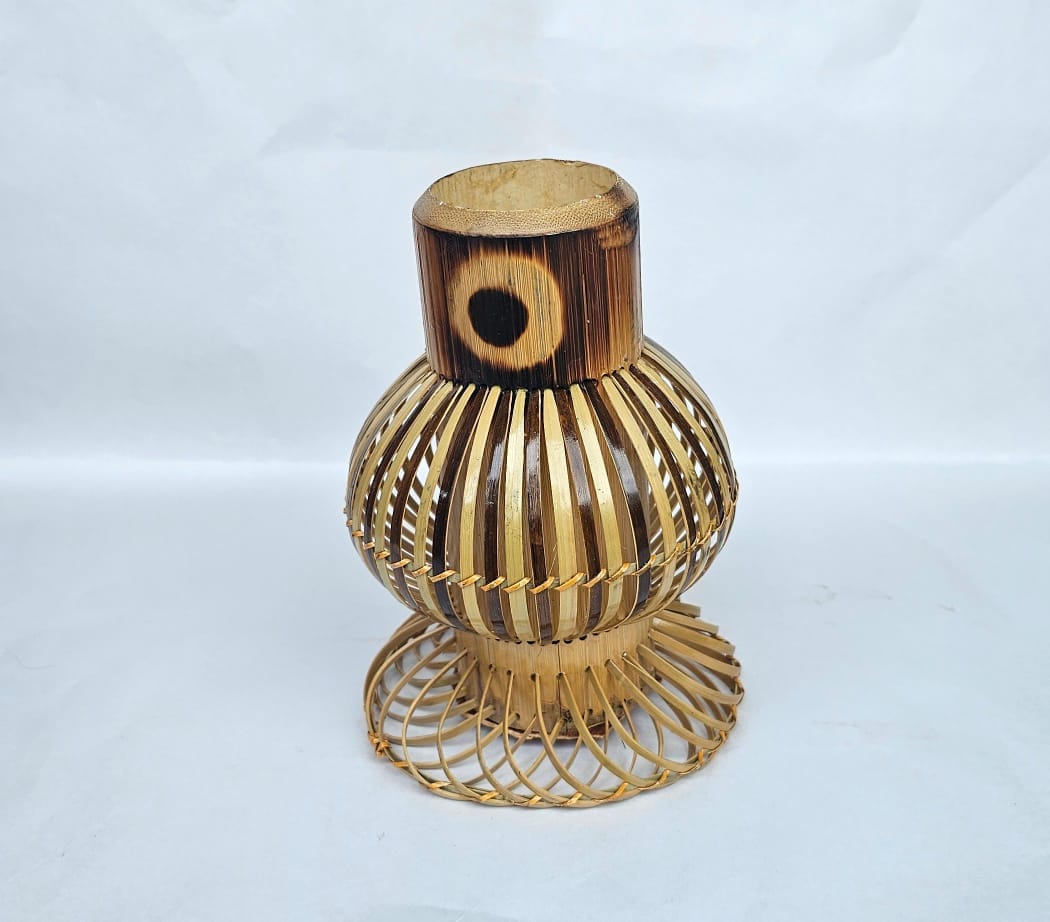 Handmade Bamboo Flower Vase