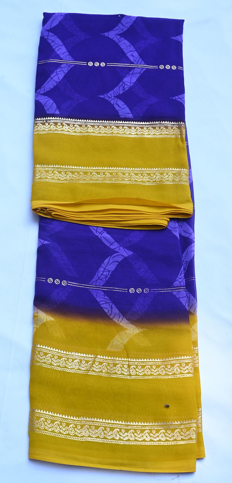 Ramani sarees Georgette Saree With Blouse Piece