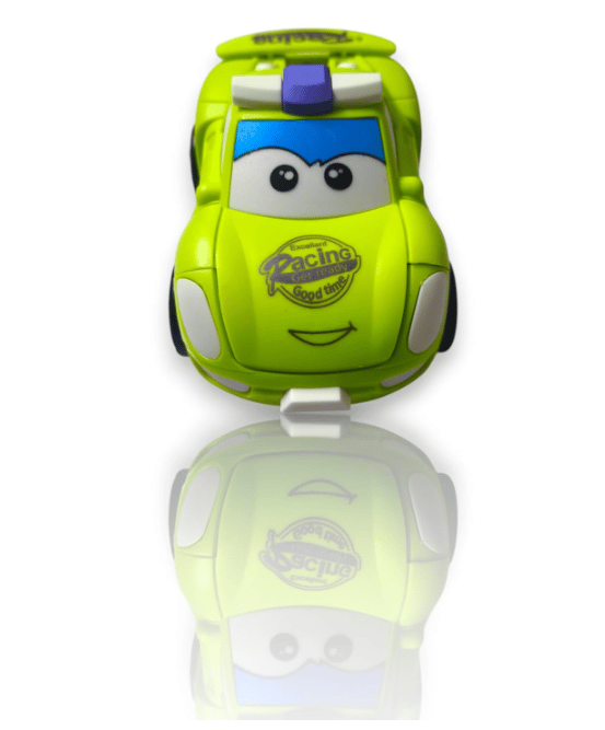 DGTAL GUMTI 2-in-1 Transformer Robot Car Toys for Kids | Friction-Powered Vehicle Playset | Cartoon Car to Robot Conversion | Friction-Powered Racing Car for Boys & Girls Transforming (Parrot Green)