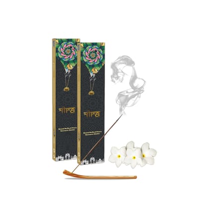 NIRA Fragrances Nag Champa Fragrance 80 Incense Stick Combo 100% Natural & Organic Cow Dung Handmade Agarbatti Best for Morning and Evening Pooja, Meditation, and Aromatherapy, Yoga NIRA Fragrances Nag Champa Fragrance 80 Incense Stick Combo 100% Natural & Organic Cow Dung Handmade Agarbatti Best for Morning and Evening Pooja, Meditation, and Aromatherapy, Yoga