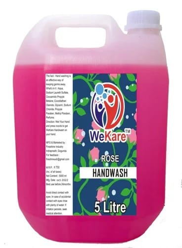 WeKare Rose Handwash, 5 Litre