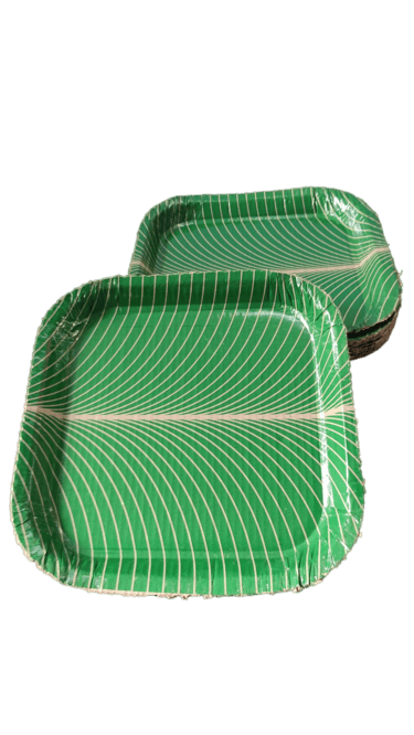 Jai Santoshimatha Paper Plates-100% Natural Areca Leaf Plates  Pack of 50