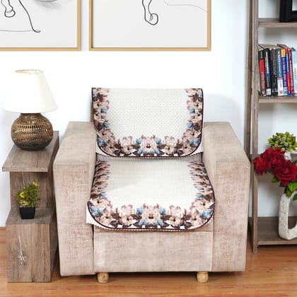 Fabricasa Modern Quilted Reversible Velvet Sofa Cover- Beige 3 Seater Fabricasa Modern Quilted Reversible Velvet Sofa Cover- Beige 3 Seater