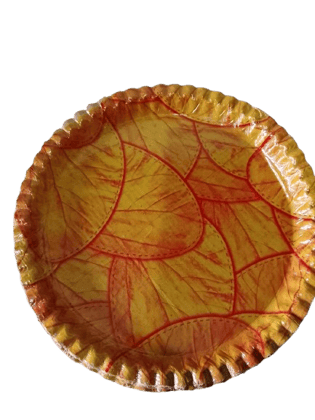 MAA RUKMINI PAPER PLATES STORE - Disposable Areca Leaf Plates - Pack of 20