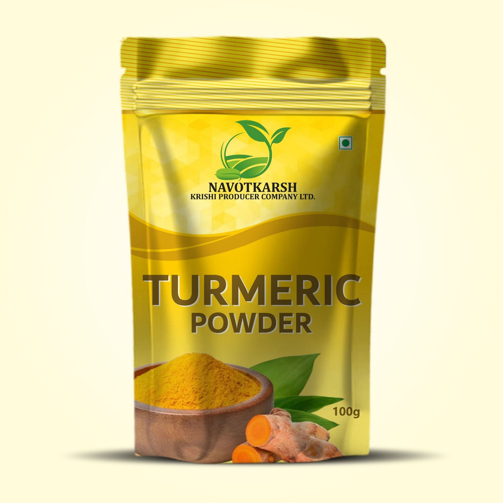 Turmeric Powder (100 gm) by NAVOTKARSH – Fresh Aroma, Pure Taste, Farmer-Made