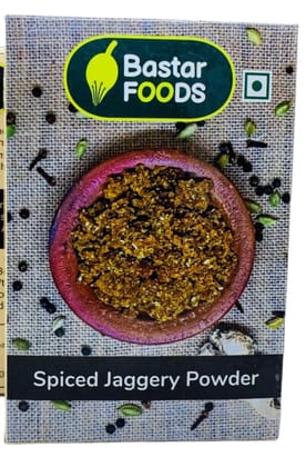 Bastar Food Premium Spiced Jaggery Powder 100% Natural | Made with Locally Sourced Ingredients | Gluten-Free and Vegan