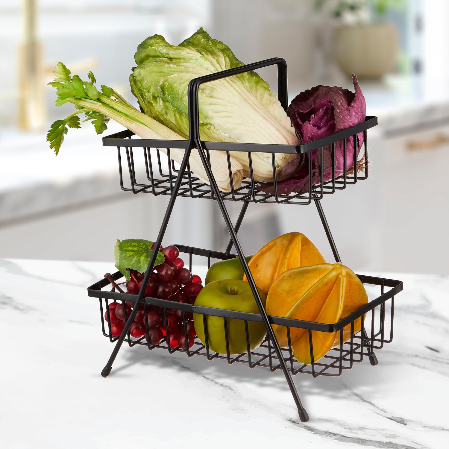 Heavy Duty Pot Pan Rack Organizer (5-Tier), Pan Rack Holder and Organizer Rack for Home/Kitchen