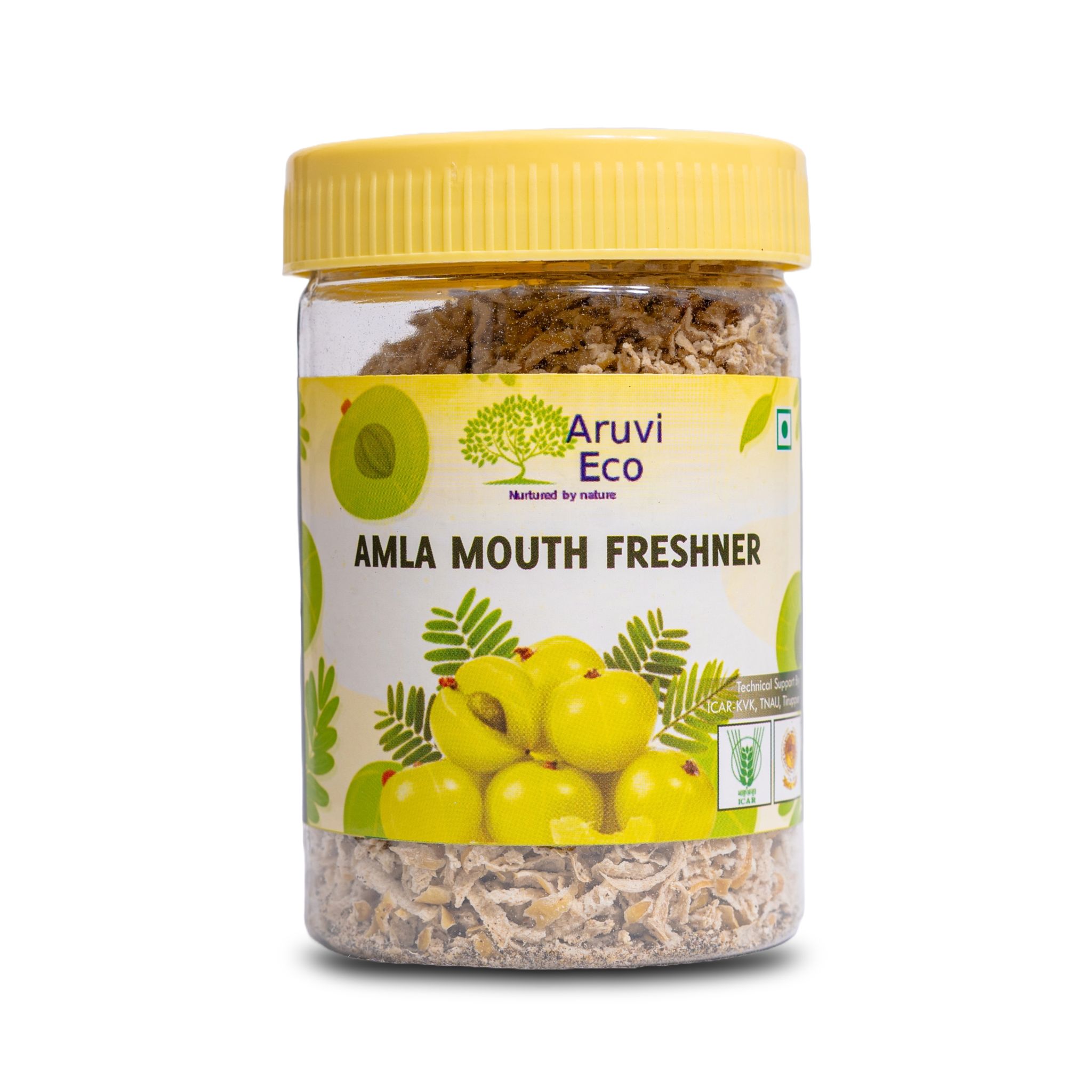 Aruvi Eco Amla Mouth Freshener - 100% Natural Dried Amla, Farm-Fresh, No Additives, 60g