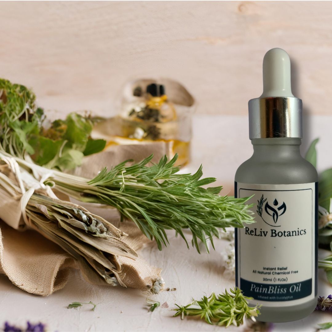 Reliv Botanics PainBliss Oil - Instant Relief, All Natural, Chemical Free, 30ml (1 fl. oz.), Infused with Eucalyptus
