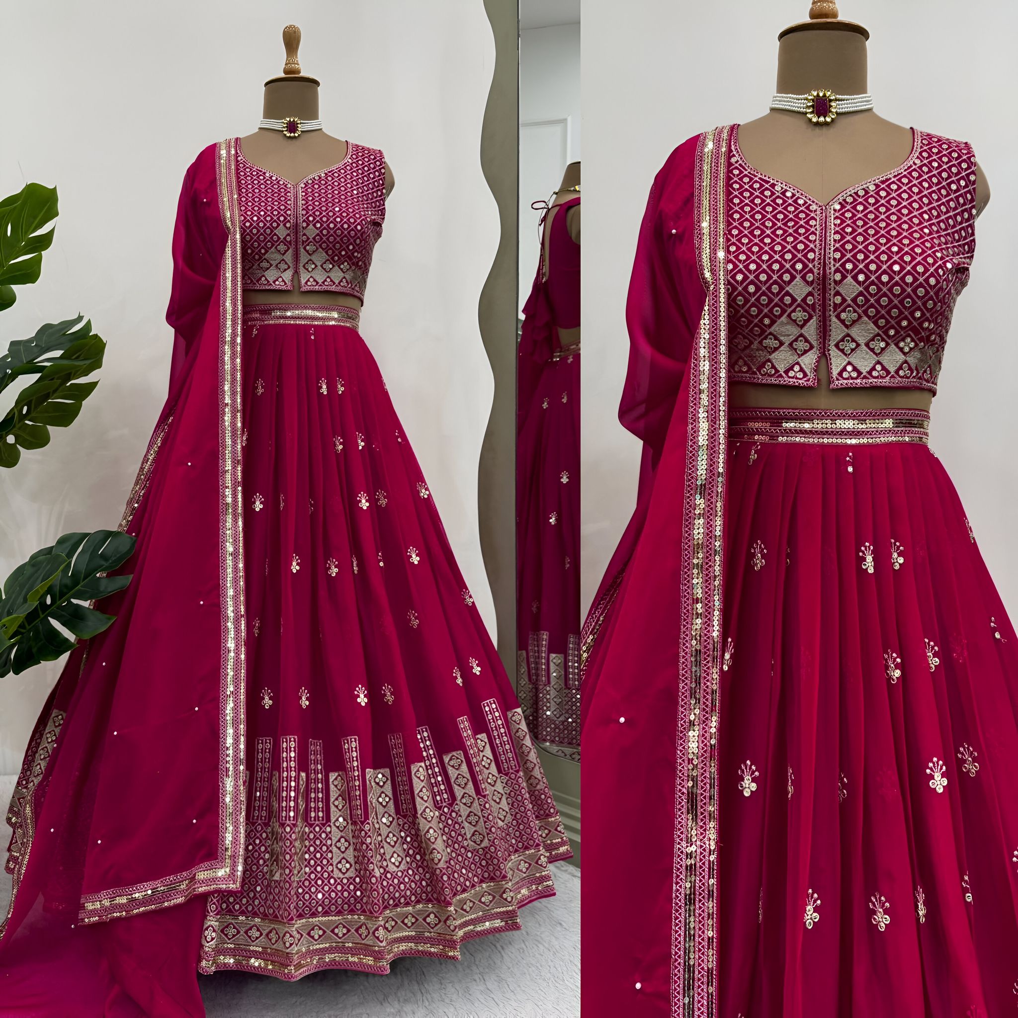 Lehenga Choli Readymade Stitched For Wedding Women Partywear Skirt Ready To Wear Lehenga Choli