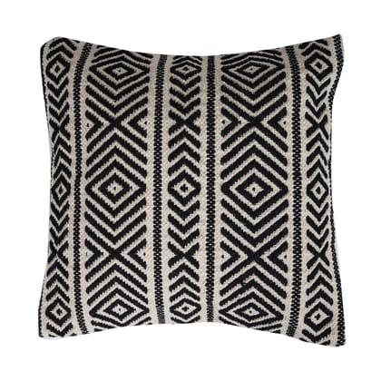 Lalawat-Export Cushion Cover Cotton Throw Pillows Boho Handmade Knit case Sofa Decor Fringes (Square, 16x16 Inches) LLE_20 Lalawat-Export Cushion Cover Cotton Throw Pillows Boho Handmade Knit case Sofa Decor Fringes (Square, 16x16 Inches) LLE_20