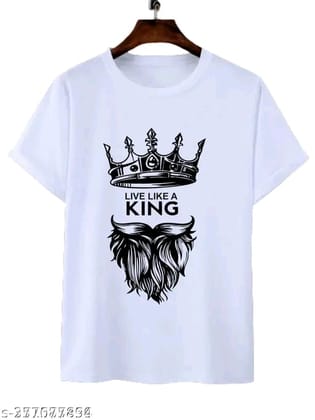 "Live Like a King" T-Shirt – Bold and Regal Style "Live Like a King" T-Shirt – Bold and Regal Style