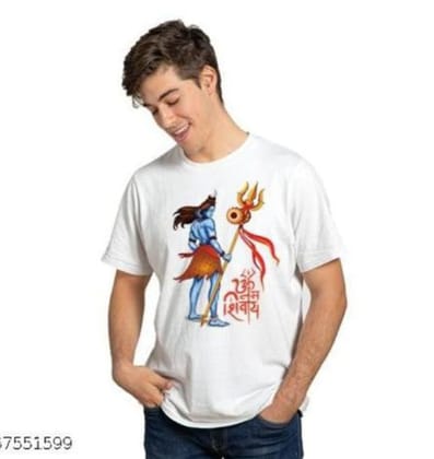 Men's White Shiva T-Shirt Men's White Shiva T-Shirt
