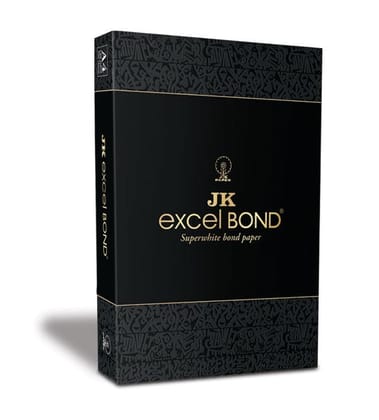 JK Excel Bond : 100 GSM - A4 (Box pack containing 4 reams)
