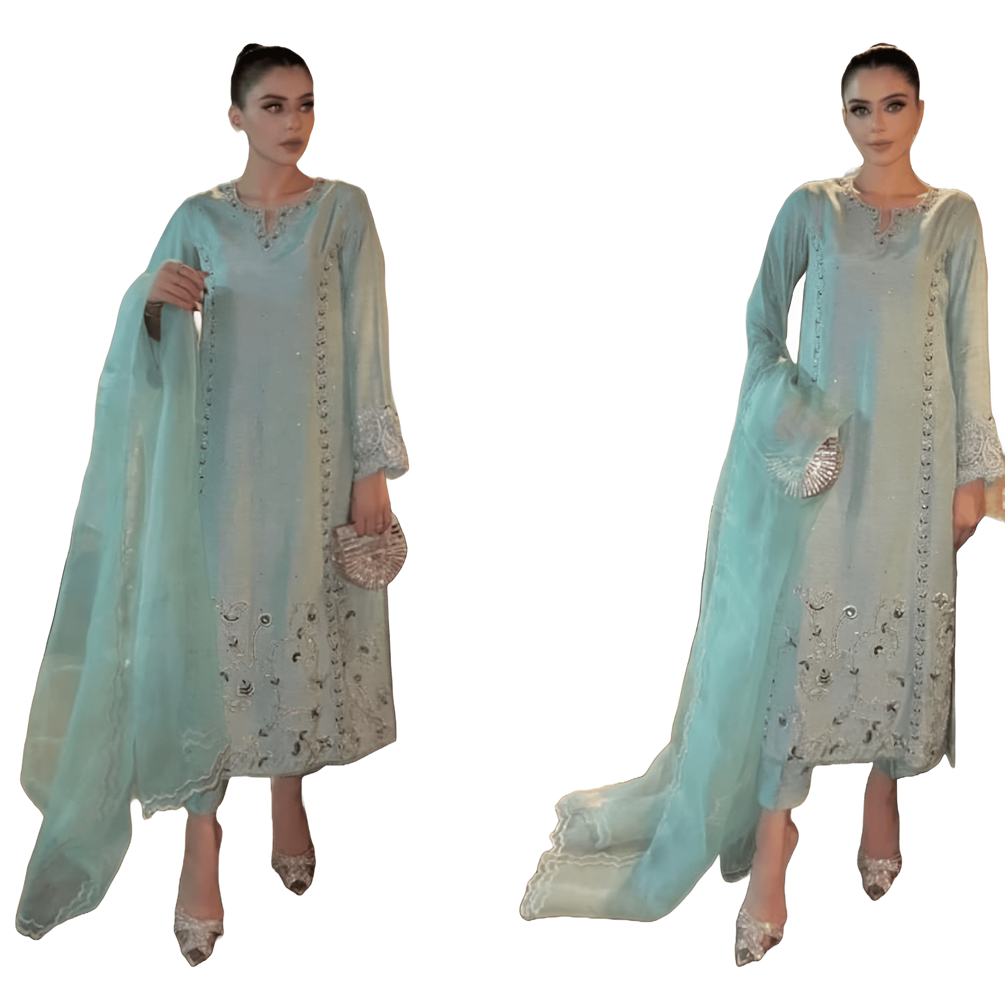 Ready to wear indian salwar kameez Dupatta for women anarkali designer pakistani dresses Festival 3 piece