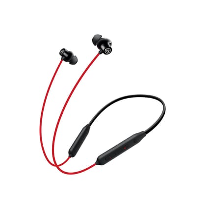 OOGE Tune 7 in-Ear Bluetooth Neckband with ENC, 3D Surround Sound, Magnetic On-Off, Voice Assistant, Type-C Fast Charging, IPX5 Sweat-Resistant, 25H Playtime,10mm PureTone Driver for Dyamic Bass (Red)