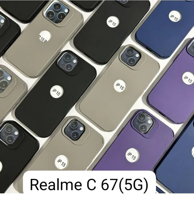 Plain Tpu Soft Silicone Case For Realme - Realme C67 5G