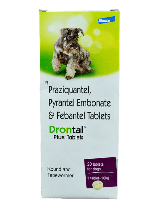 Drontal Plus Tasty Dewormer for dogs ( 6 tab)