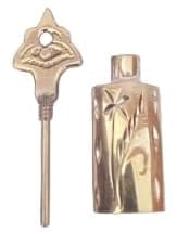 Mii Art brass surmedani with surma use in eye's muckap(size-8cm) pack of 1 pcs.