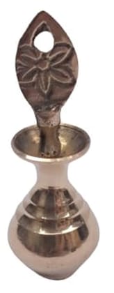 Mii Art brass surmedani with surma use in eye's muckap [size-8cm] 1pes