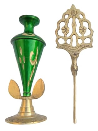 Mii Art brass surmedani with surma use in eye's muckap[size -10-cm]1pes