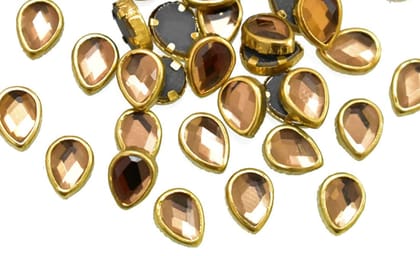Mii Art Golden Half pan Shape Beads Using for Embroidery & Craft,jewalery Material(Color-Golden)(Size-6 mm) Pack of 50g. Mii Art Golden Half pan Shape Beads Using for Embroidery & Craft,jewalery Material(Color-Golden)(Size-6 mm) Pack of 50g.