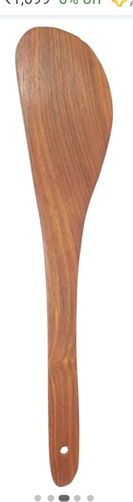 Mii Art Wooden Flip/Spatula/Spoon palta for Cooking & Serving Kitchen Tools palta (size-30cm) Pack of 1pcs.