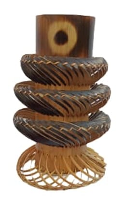 MiiArt Bamboo with Out Flower vase for Living Room Office (size-23 cm) Pack of 1 pcs. Bamboo Vase MiiArt Bamboo with Out Flower vase for Living Room Office (size-23 cm) Pack of 1 pcs. Bamboo Vase
