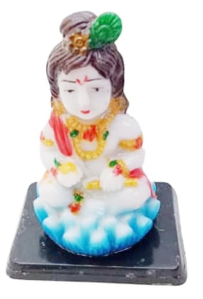 Mii Art Lord Krishna Statue for Pooja Room Home Temple Idol Car Dashboard Mii Art Lord Krishna Statue for Pooja Room Home Temple Idol Car Dashboard