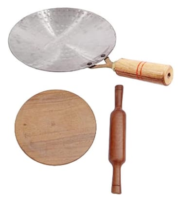 Mii Art tawa,Rolling pin,Board &/chakla belan and for roti Maker(Size-tawa-,26roling pin-33in,roling Board -22in &Pack of 3pcs. Mii Art tawa,Rolling pin,Board &/chakla belan and for roti Maker(Size-tawa-,26roling pin-33in,roling Board -22in &Pack of 3pcs.