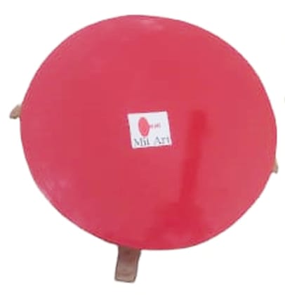 Mii Art Wood chapati Maker with sermeka | Rolling Board(size-pata-29cm) Maker for Home Wooden Board for Kitchen (red Pack of 1)