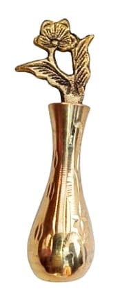 Mii Art brass surmedani with surma use in eye's(size-large)pack of 1 pcs