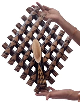 Mii Art Bamboo wall mounted hanging flower vase for interior decoration,flower pot,decorative showpiece for office home decoration,business gifts (Material-bamboo)Pack of 1pcs Mii Art Bamboo wall mounted hanging flower vase for interior decoration,flower pot,decorative showpiece for office home decoration,business gifts (Material-bamboo)Pack of 1pcs
