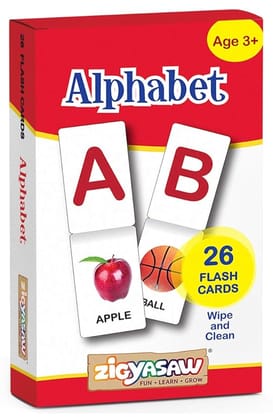 Zigyasaw - Alphabets Flash Cards for Kids Early Learning | 26 Flash Cards | Happy Birthday Gifts For Kids | Flash Card Alphabets for Kids Learning | Easy & Fun Way of Learning 3+ Years of Babies Zigyasaw - Alphabets Flash Cards for Kids Early Learning | 26 Flash Cards | Happy Birthday Gifts For Kids | Flash Card Alphabets for Kids Learning | Easy & Fun Way of Learning 3+ Years of Babies