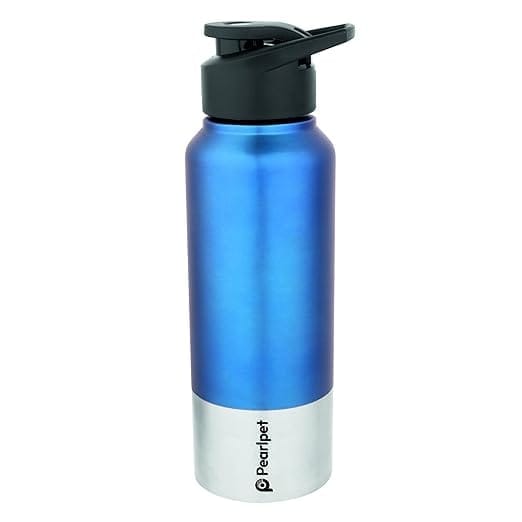 Sportskool Round Stainless Steel Single Wall Water Bottle 1pc, 750ml
