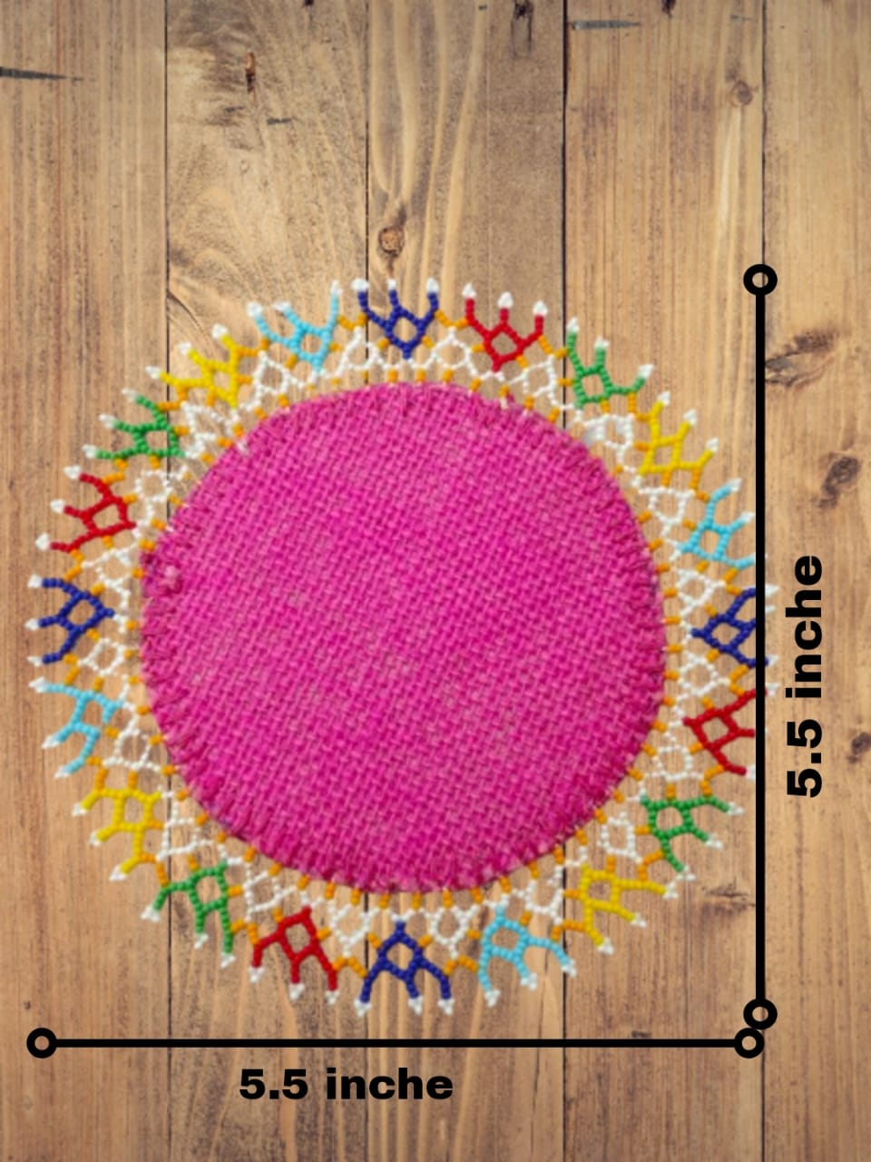Colorful Beaded Placemat