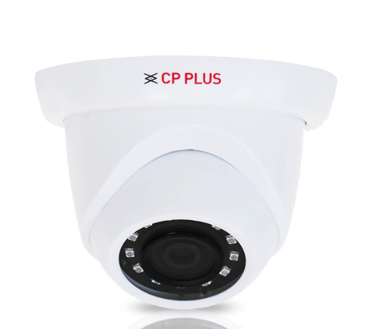 CP PLUS 2.4MP Full HD IR Dome Night Vision Camera, 3.6mm- 1080p CP-UAC-DC24L2-V3