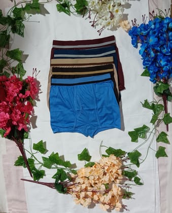 PACK OF 5 Standard Cotton Mini Trunks - Multicolour