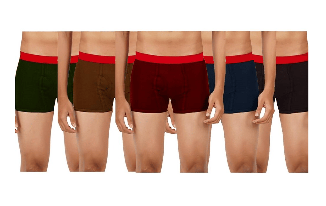 PACK OF 5 Perfect Cotton Mini Trunks - Multicolour